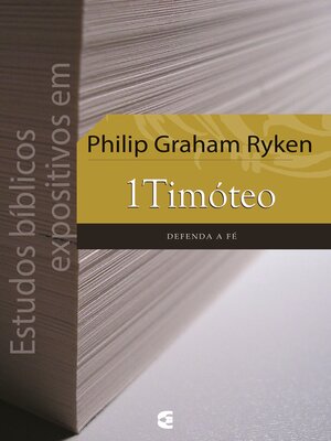 cover image of Estudos bíblicos expositivos em 1Timóteo